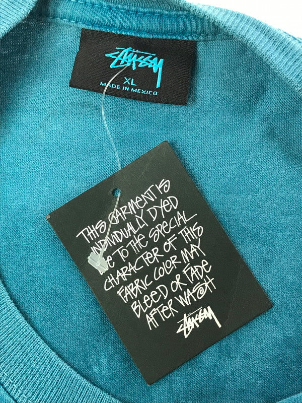 【中古品】【メンズ】 STUSSY ステューシー TIE DYE DRAGON T-SHIRT タイダイ ドラゴン Tシャツ 半袖Tシャツ トップス 142-260718-rt-01-tagh サイズ：XL カラー：ブルー 万代Net店