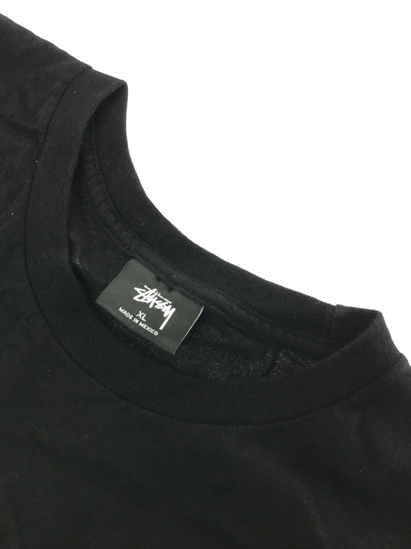 【中古品】【メンズ】 STUSSY ステューシー 20TH ANNIVERSARY STONE'S THROW T-SHIRT 20周年記念 ストーンズ スロー Tシャツ 半袖Tシャツ トップス 142-260718-rt-02-tagh サイズ：XL カラー：ブラック 万代Net店