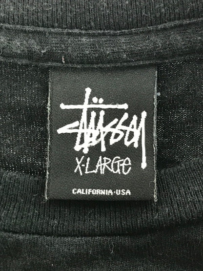 【中古品】【メンズ】 STUSSY ステューシー S/S LINK CHAIN T-SHIRT ショートスリーブ リンク チェーン Tシャツ トップス 142-260718-rt-03-tagh サイズ：XL カラー：ブラック 万代Net店
