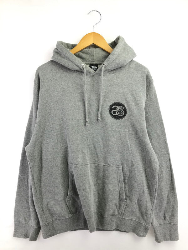 【中古品】【メンズ】 STUSSY ステューシー STOCK LOGO IRIE ROOTS HOODIE ストック ロゴ アイリー ルーツ フーディー パーカー トップス 142-260718-rt-06-tagh サイズ：XL カラー：グレー 万代Net店