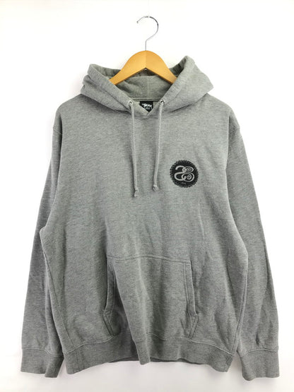 【中古品】【メンズ】 STUSSY ステューシー STOCK LOGO IRIE ROOTS HOODIE ストック ロゴ アイリー ルーツ フーディー パーカー トップス 142-260718-rt-06-tagh サイズ：XL カラー：グレー 万代Net店
