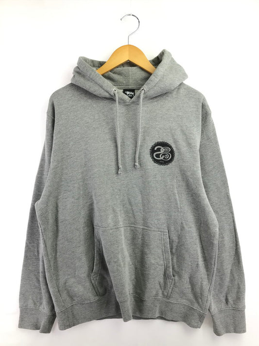 【中古品】【メンズ】 STUSSY ステューシー STOCK LOGO IRIE ROOTS HOODIE ストック ロゴ アイリー ルーツ フーディー パーカー トップス 142-260718-rt-06-tagh サイズ：XL カラー：グレー 万代Net店