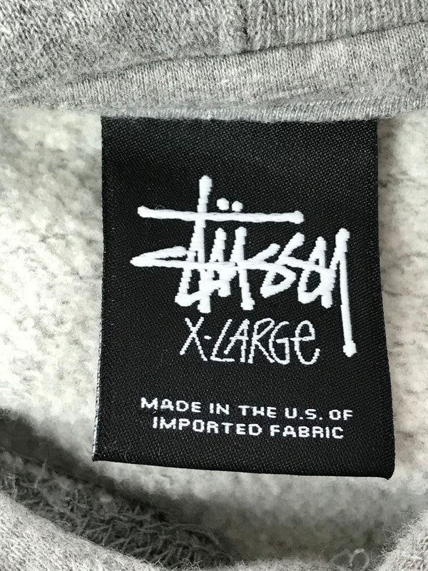 【中古品】【メンズ】 STUSSY ステューシー STOCK LOGO IRIE ROOTS HOODIE ストック ロゴ アイリー ルーツ フーディー パーカー トップス 142-260718-rt-06-tagh サイズ：XL カラー：グレー 万代Net店