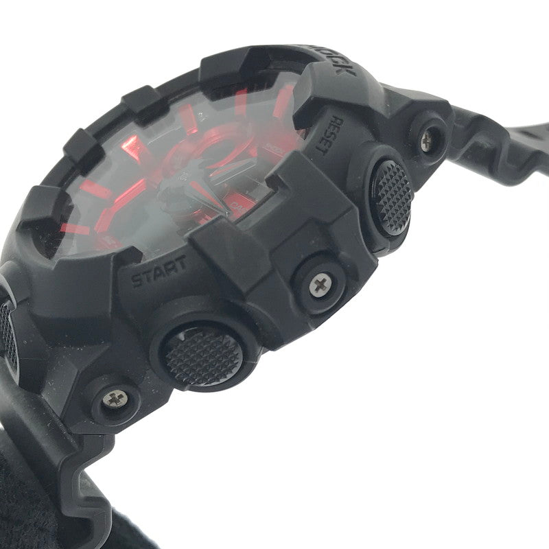 【中古品】【メンズ】 G-SHOCK ジーショック ANALOG DIGITAL GA-700AR-1AJF アナログ デジタル クォーツ 時計 196-260718-rt-25-tagh カラー：ブラック 万代Net店
