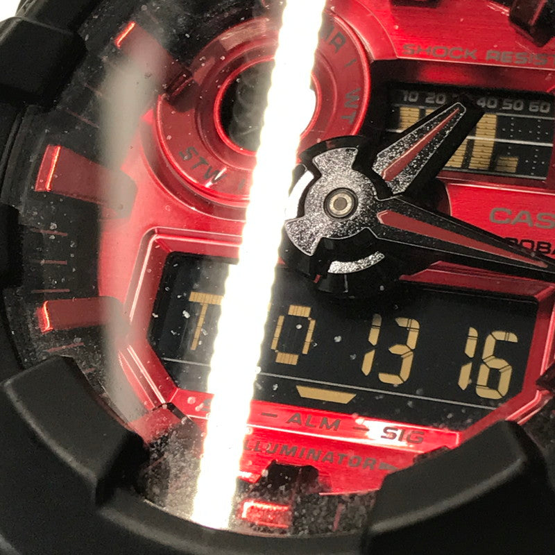 【中古品】【メンズ】 G-SHOCK ジーショック ANALOG DIGITAL GA-700AR-1AJF アナログ デジタル クォーツ 時計 196-260718-rt-25-tagh カラー：ブラック 万代Net店