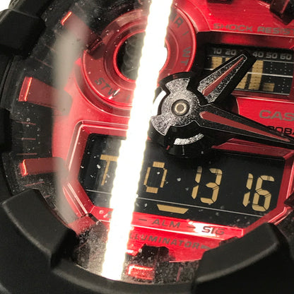【中古品】【メンズ】 G-SHOCK ジーショック ANALOG DIGITAL GA-700AR-1AJF アナログ デジタル クォーツ 時計 196-260718-rt-25-tagh カラー：ブラック 万代Net店