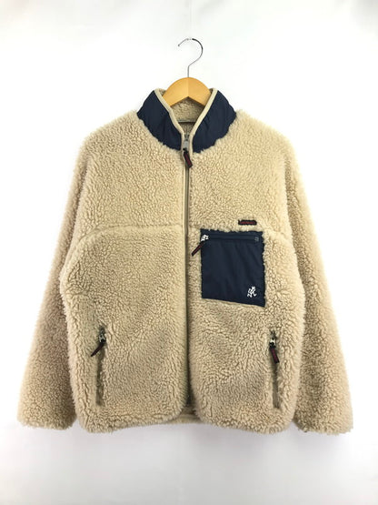 【中古品】【メンズ】 GRAMICCI グラミチ BOA FLEECE JACKET GUJK-19F1209 ボア フリース ジャケット アウター 144-260717-rt-20-tagh サイズ：M カラー：ベージュ 万代Net店