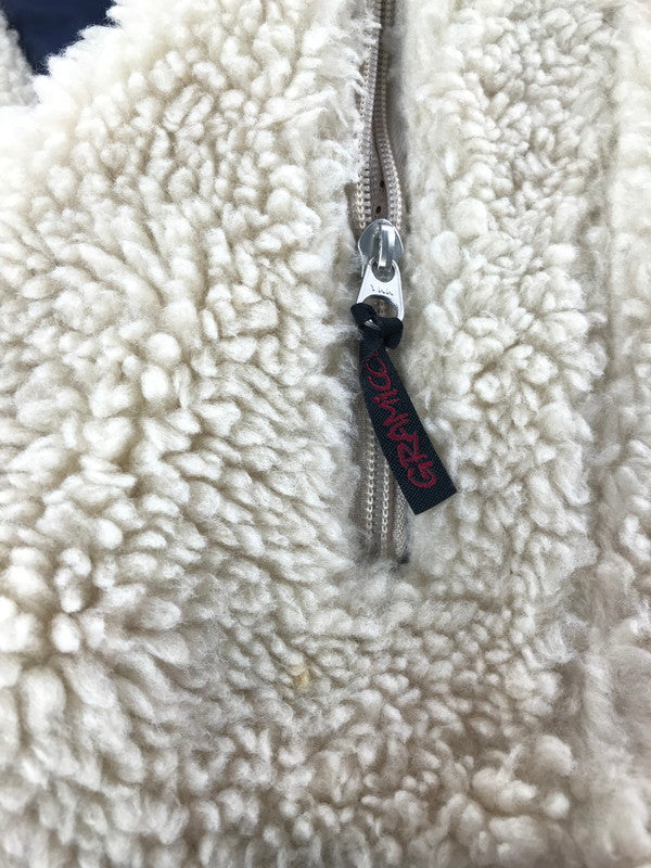 【中古品】【メンズ】 GRAMICCI グラミチ BOA FLEECE JACKET GUJK-19F1209 ボア フリース ジャケット アウター 144-260717-rt-20-tagh サイズ：M カラー：ベージュ 万代Net店