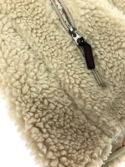 【中古品】【メンズ】 GRAMICCI グラミチ BOA FLEECE JACKET GUJK-19F1209 ボア フリース ジャケット アウター 144-260717-rt-20-tagh サイズ：M カラー：ベージュ 万代Net店