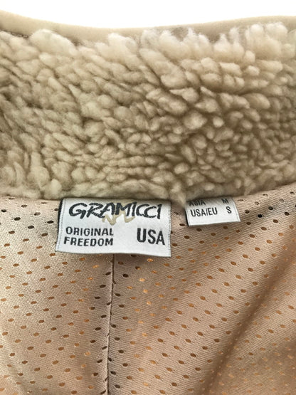 【中古品】【メンズ】 GRAMICCI グラミチ BOA FLEECE JACKET GUJK-19F1209 ボア フリース ジャケット アウター 144-260717-rt-20-tagh サイズ：M カラー：ベージュ 万代Net店