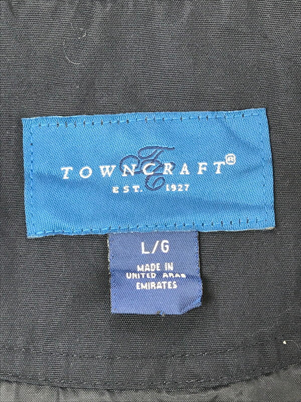 【中古品】【メンズ】 TOWNCRAFT タウンクラフト 80's DERBY JACKET 80年代 ダービー ジャケット ライトアウター ヴィンテージ 146-260718-rt-15-tagh サイズ：L カラー：ネイビー 万代Net店