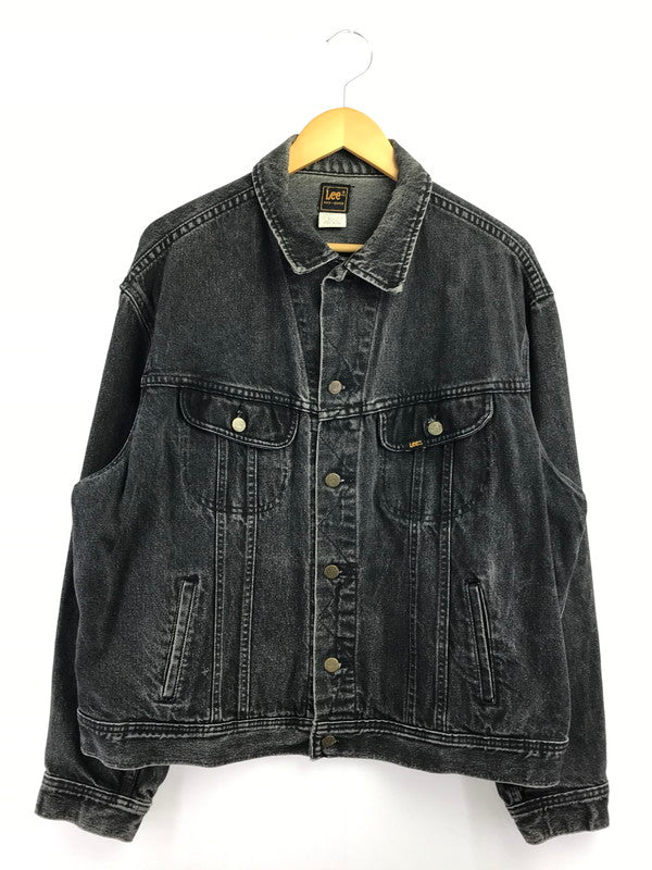 【中古品】【メンズ】 LEE リー DENIM RIDERS JACKET 220-J 80S USA製 デニム ライダース ジャケット ライトアウター 146-260718-rt-09-tagh サイズ：XL カラー：ブラック 万代Net店