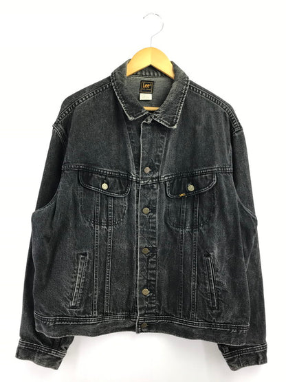 【中古品】【メンズ】 LEE リー DENIM RIDERS JACKET 220-J 80S USA製 デニム ライダース ジャケット ライトアウター 146-260718-rt-09-tagh サイズ：XL カラー：ブラック 万代Net店