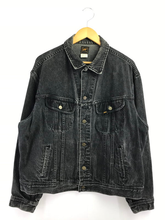【中古品】【メンズ】 LEE リー DENIM RIDERS JACKET 220-J 80S USA製 デニム ライダース ジャケット ライトアウター 146-260718-rt-09-tagh サイズ：XL カラー：ブラック 万代Net店