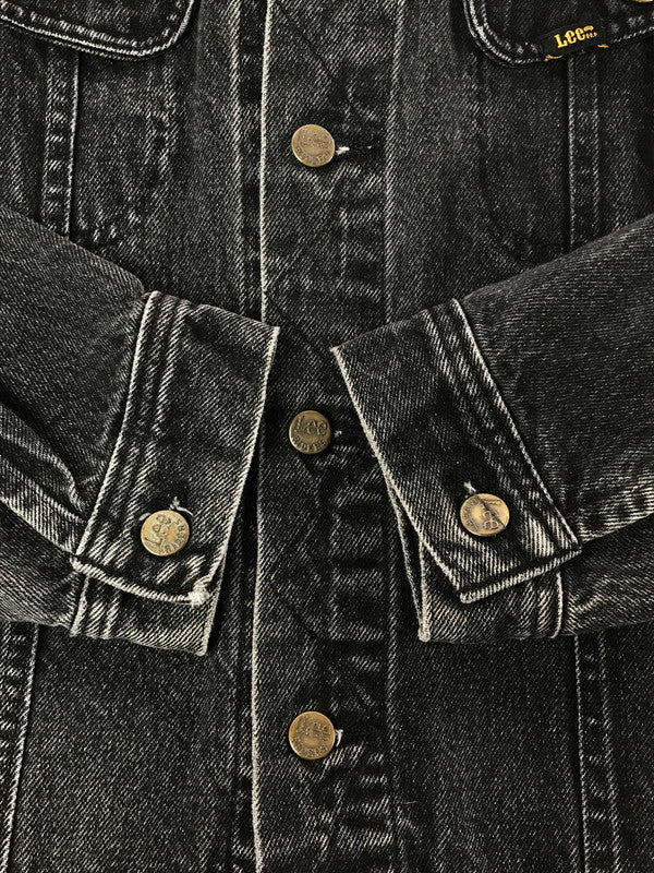 【中古品】【メンズ】 LEE リー DENIM RIDERS JACKET 220-J 80S USA製 デニム ライダース ジャケット ライトアウター 146-260718-rt-09-tagh サイズ：XL カラー：ブラック 万代Net店