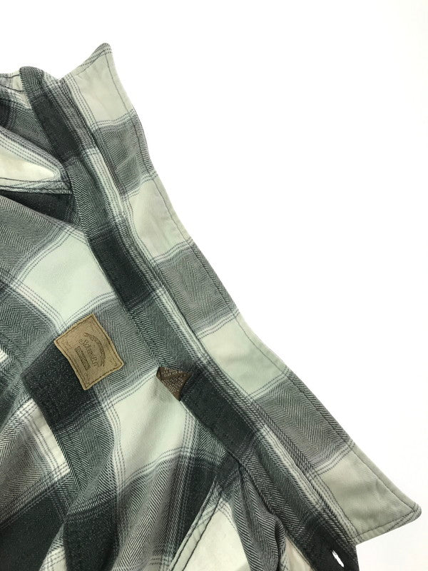 【中古品】【メンズ】 ST.JOHN'S BAY セントジョンズベイ 90's L/S FLANNEL SHIRT 90年代 ロングスリーブ フランネル シャツ 長袖シャツ トップス 146-260820-rt-25-tag カラー：ブラック/ホワイト 万代Net店