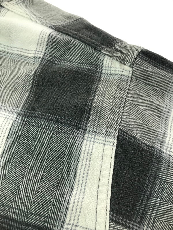 【中古品】【メンズ】 ST.JOHN'S BAY セントジョンズベイ 90's L/S FLANNEL SHIRT 90年代 ロングスリーブ フランネル シャツ 長袖シャツ トップス 146-260820-rt-25-tag カラー：ブラック/ホワイト 万代Net店