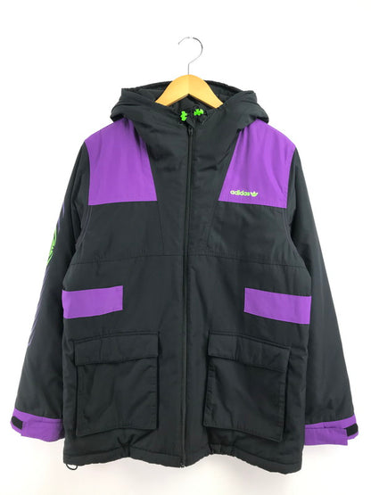 【中古品】【メンズ】 ADIDAS アディダス GRAPHIC PADDED JACKET GJ6721 グラフィック パデッド ジャケット アウター 148-260717-rt-17-tagh サイズ：L カラー：ブラック/パープル 万代Net店