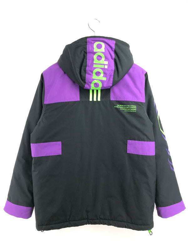 【中古品】【メンズ】 ADIDAS アディダス GRAPHIC PADDED JACKET GJ6721 グラフィック パデッド ジャケット アウター 148-260717-rt-17-tagh サイズ：L カラー：ブラック/パープル 万代Net店