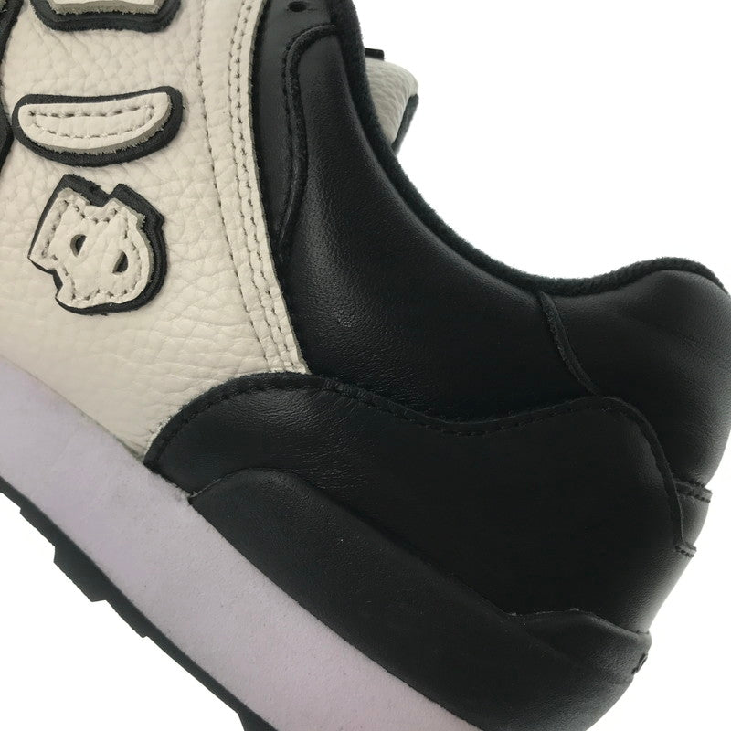 【中古品】【メンズ】 SANGACIO サンガッチョ LOW-TOP SNEAKERS WHITE BLACK ロー トップ スニーカー ホワイト ブラック スニーカー 靴 163-260717-rt-07-tagh サイズ：27.5cm US9.5 カラー：ブラック/ホワイト 万代Net店