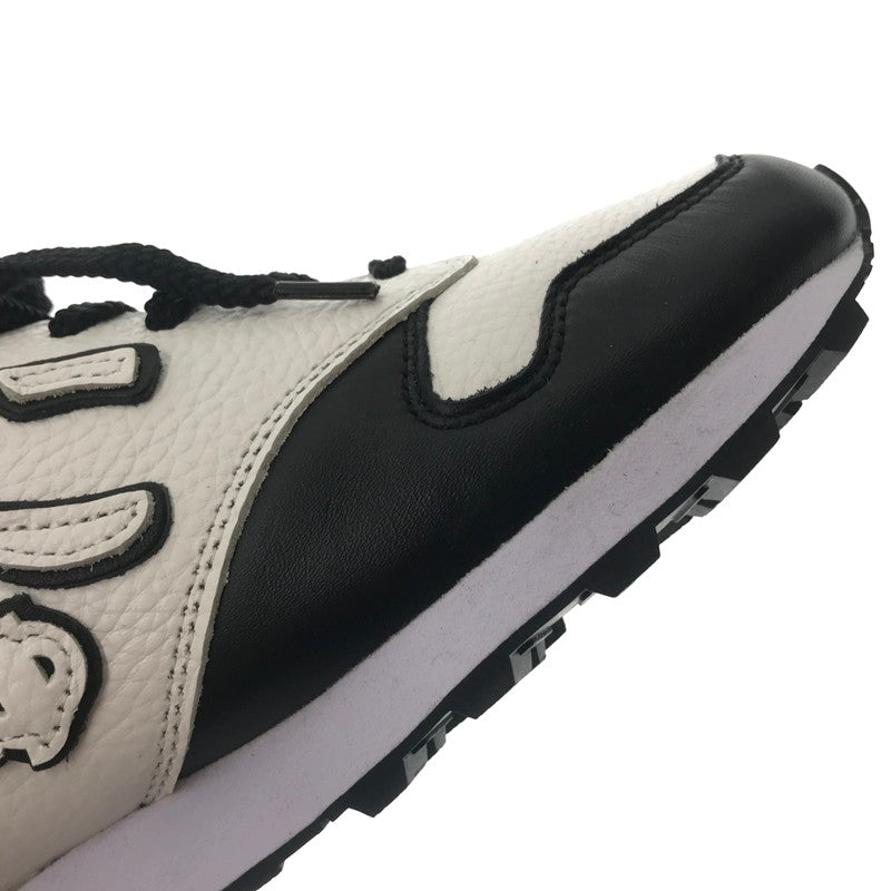 【中古品】【メンズ】 SANGACIO サンガッチョ LOW-TOP SNEAKERS WHITE BLACK ロー トップ スニーカー ホワイト ブラック スニーカー 靴 163-260717-rt-07-tagh サイズ：27.5cm US9.5 カラー：ブラック/ホワイト 万代Net店