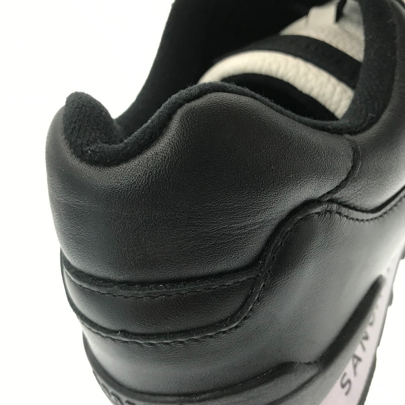 【中古品】【メンズ】 SANGACIO サンガッチョ LOW-TOP SNEAKERS WHITE BLACK ロー トップ スニーカー ホワイト ブラック スニーカー 靴 163-260717-rt-07-tagh サイズ：27.5cm US9.5 カラー：ブラック/ホワイト 万代Net店