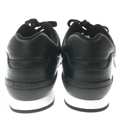 【中古品】【メンズ】 SANGACIO サンガッチョ LOW-TOP SNEAKERS WHITE BLACK ロー トップ スニーカー ホワイト ブラック スニーカー 靴 163-260717-rt-07-tagh サイズ：27.5cm US9.5 カラー：ブラック/ホワイト 万代Net店