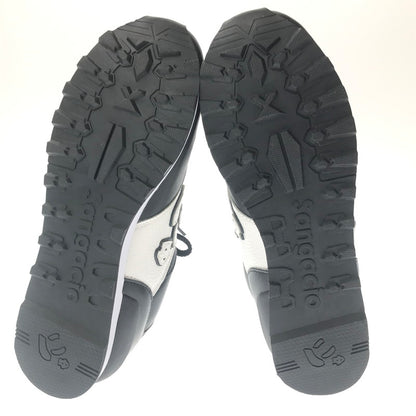 【中古品】【メンズ】 SANGACIO サンガッチョ LOW-TOP SNEAKERS WHITE BLACK ロー トップ スニーカー ホワイト ブラック スニーカー 靴 163-260717-rt-07-tagh サイズ：27.5cm US9.5 カラー：ブラック/ホワイト 万代Net店