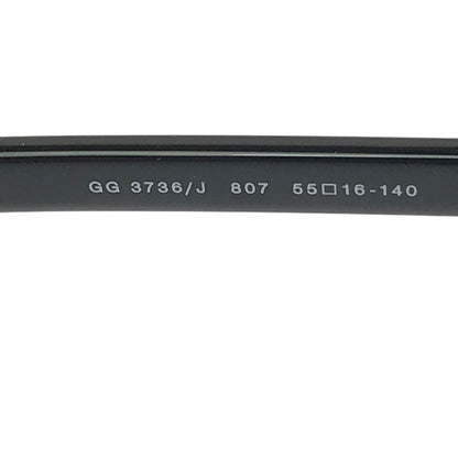 【中古品】【メンズ】 GUCCI グッチ WELLINGTON SUNGLASSES GG3736 ウェリントン サングラス アイウェア アクセサリー 183-260716-rt-24-tagh サイズ：55ロ16 140 カラー：ブラック 万代Net店