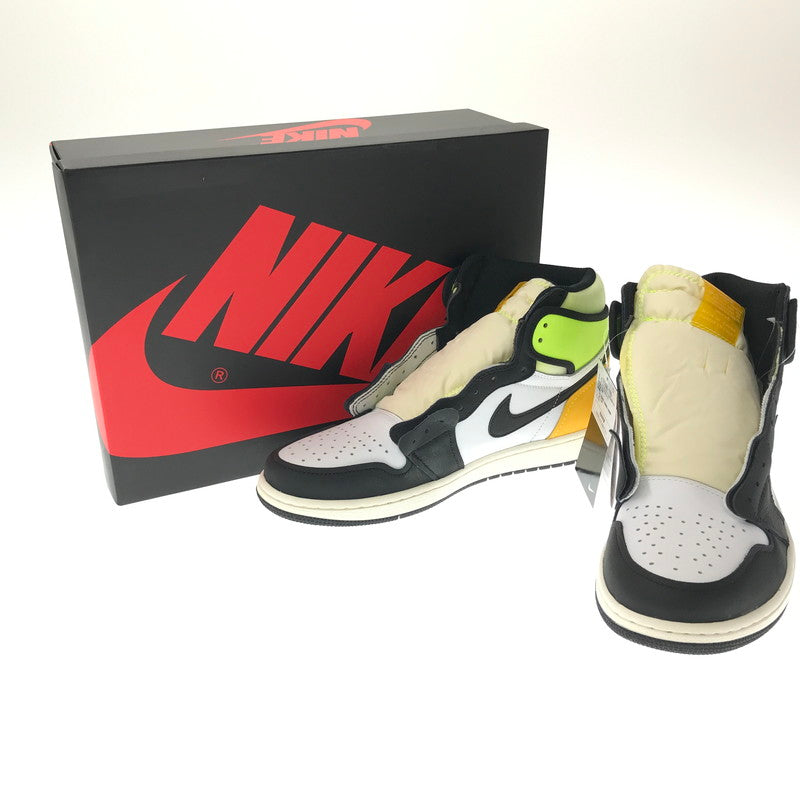 【中古品】【メンズ】 NIKE ナイキ AIR JORDAN 1 HIGH OG VOLT GOLD 555088-118 エア ジョーダン ワン ハイ スニーカー 靴 160-260719-rt-24-tagh サイズ：28cm US10 カラー：WHITE/BLACK-VOLT 万代Net店