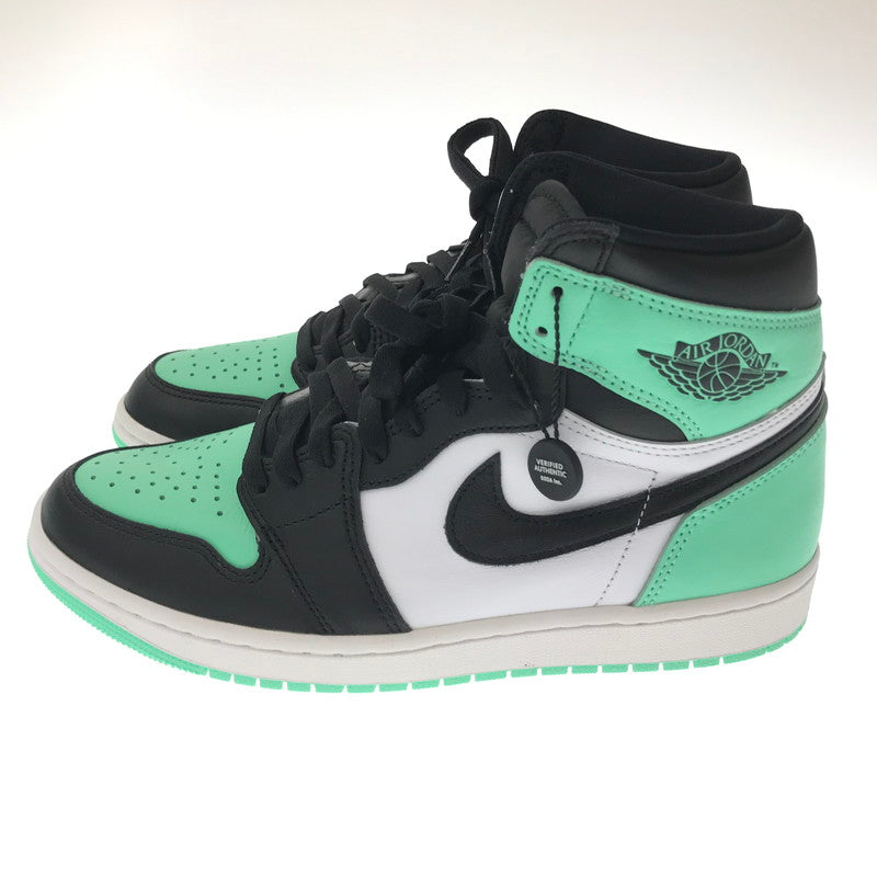 【中古美品】【メンズ】 NIKE ナイキ AIR JORDAN 1 HIGH OG GREEN GLOW　DZ5485-130 エア ジョーダン 1 ハイ スニーカー 靴 160-260719-rt-22-tagh サイズ：27.5ｃｍ ＵＳ９．５ カラー：WHITE/BLACK-GREEN GLOW 万代Net店