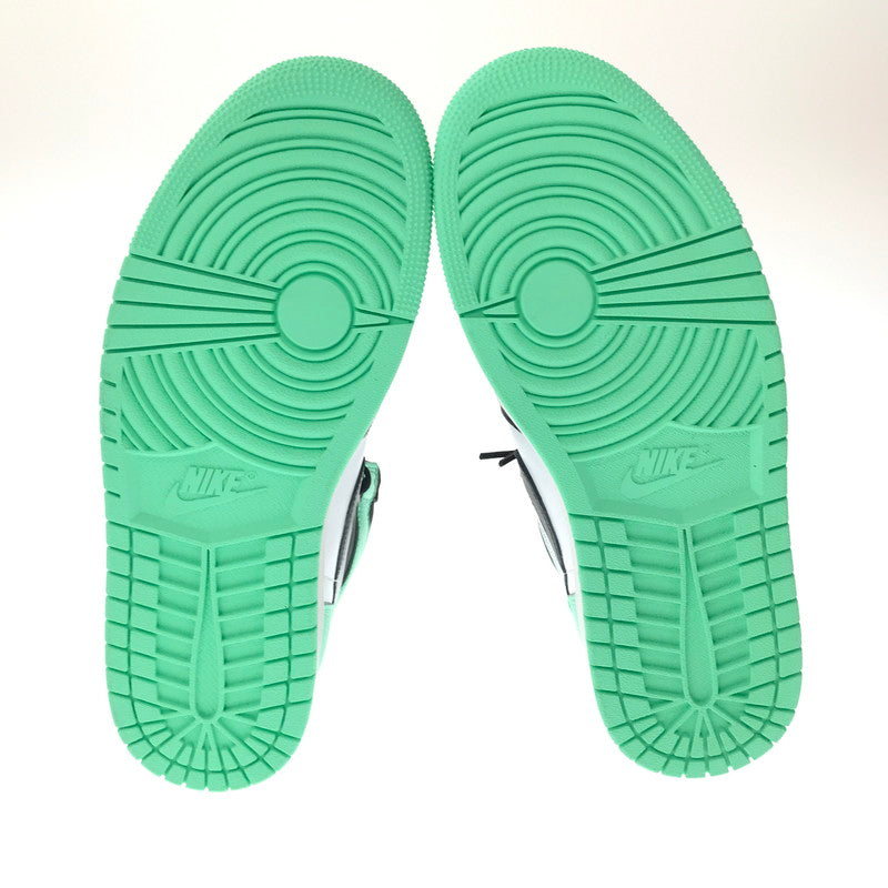 【中古美品】【メンズ】 NIKE ナイキ AIR JORDAN 1 HIGH OG GREEN GLOW　DZ5485-130 エア ジョーダン 1 ハイ スニーカー 靴 160-260719-rt-22-tagh サイズ：27.5ｃｍ ＵＳ９．５ カラー：WHITE/BLACK-GREEN GLOW 万代Net店