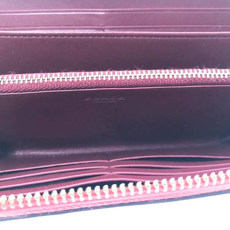 【中古品】【レディース】 COACH コーチ SIGNATURE LONG WALLET C4452 シグネイチャー ロングウォレット 長財布 アクセサリー 181-260718-rt-26-tagh カラー：レッド 万代Net店