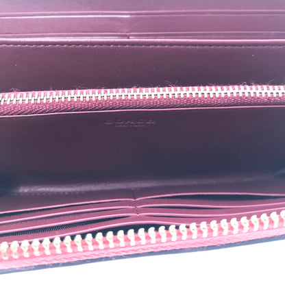【中古品】【レディース】 COACH コーチ SIGNATURE LONG WALLET C4452 シグネイチャー ロングウォレット 長財布 アクセサリー 181-260718-rt-26-tagh カラー：レッド 万代Net店
