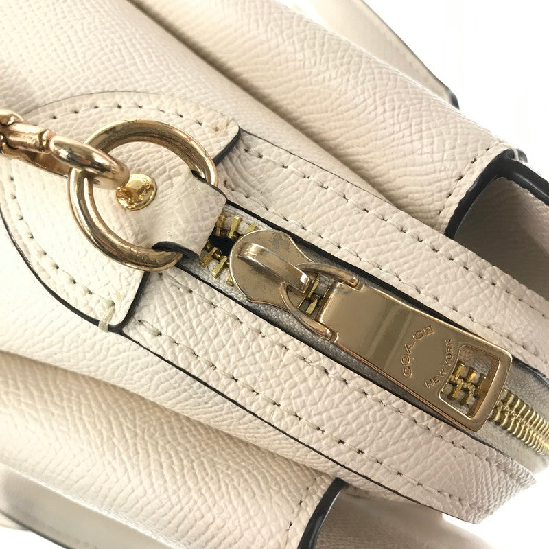 【中古品】【レディース】 COACH MINI DARCIE CARRYALL CH502 ミニダーシーキャリーオールバッグ ショルダーバッグ カバン 180-260729-ki-01-tagh カラー：ホワイト 万代Net店