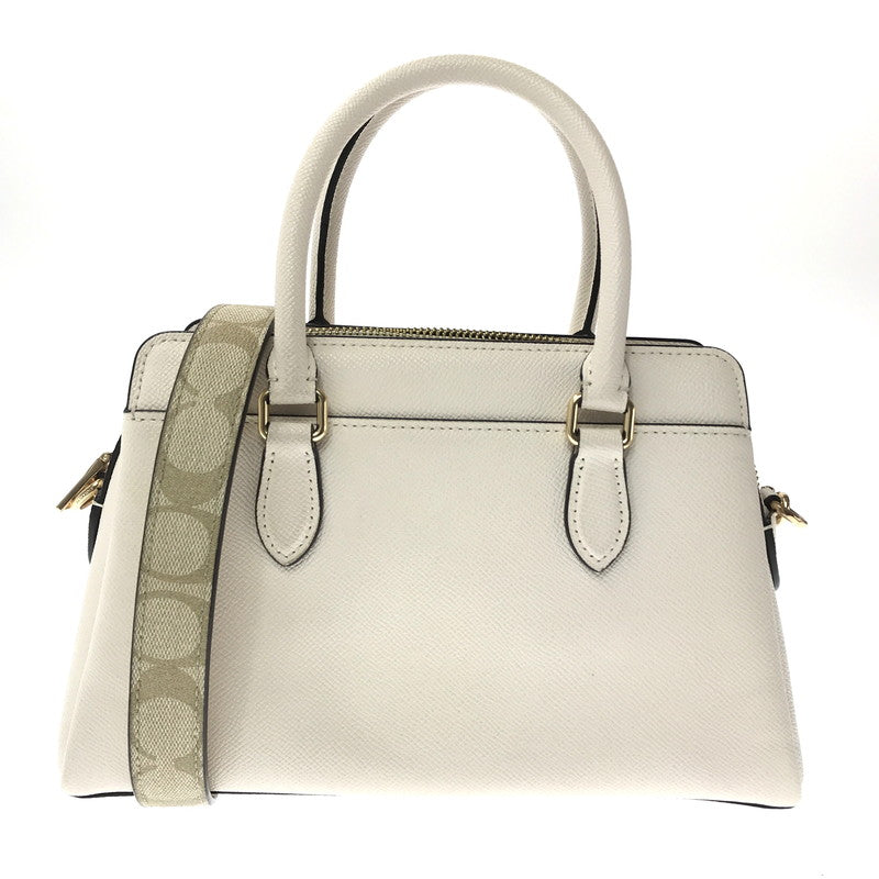 【中古品】【レディース】 COACH MINI DARCIE CARRYALL CH502 ミニダーシーキャリーオールバッグ ショルダーバッグ カバン 180-260729-ki-01-tagh カラー：ホワイト 万代Net店