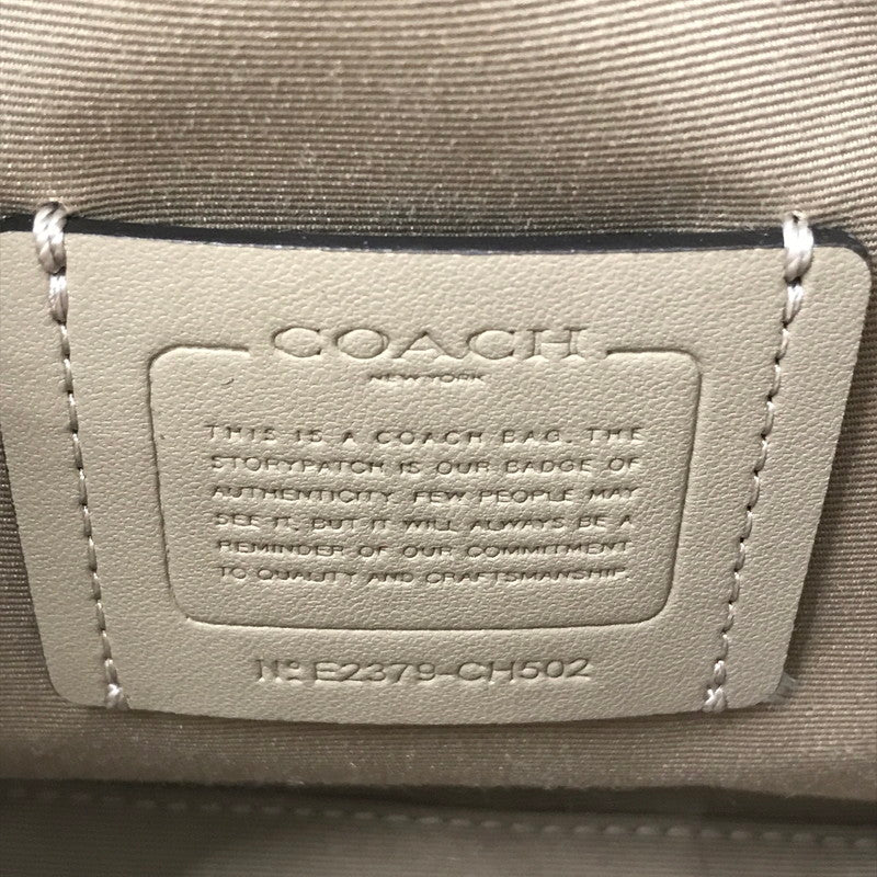【中古品】【レディース】 COACH MINI DARCIE CARRYALL CH502 ミニダーシーキャリーオールバッグ ショルダーバッグ カバン 180-260729-ki-01-tagh カラー：ホワイト 万代Net店