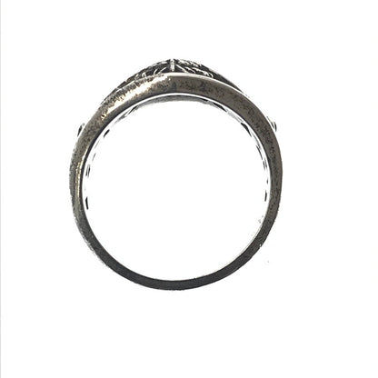 【中古品】【メンズ】 SAAD サード SV925 ARABESQUE SUN SYMBOL RING シルバー925 アラベスク サン シンボル リング アクセサリー 191-260718-rt-30-tagh カラー：シルバー 万代Net店