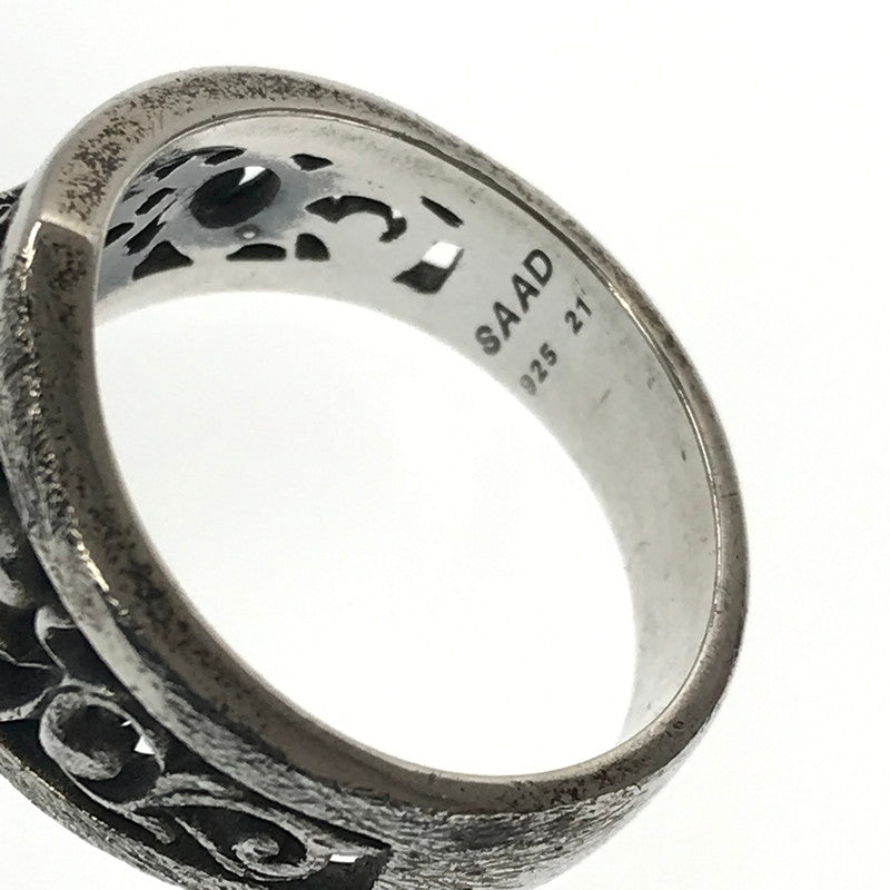 【中古品】【メンズ】 SAAD サード SV925 ARABESQUE SUN SYMBOL RING シルバー925 アラベスク サン シンボル リング アクセサリー 191-260718-rt-30-tagh カラー：シルバー 万代Net店