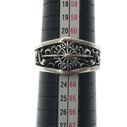 【中古品】【メンズ】 SAAD サード SV925 ARABESQUE SUN SYMBOL RING シルバー925 アラベスク サン シンボル リング アクセサリー 191-260718-rt-30-tagh カラー：シルバー 万代Net店