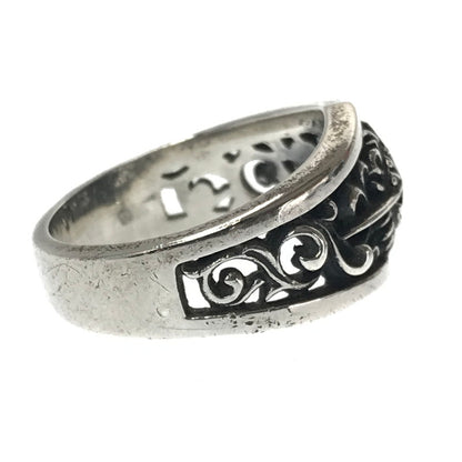 【中古品】【メンズ】 SAAD サード SV925 ARABESQUE SUN SYMBOL RING シルバー925 アラベスク サン シンボル リング アクセサリー 191-260718-rt-30-tagh カラー：シルバー 万代Net店