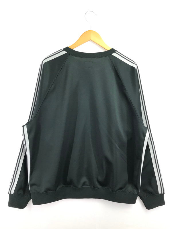 【中古品】【メンズ】 NEEDLES ニードルス TRACK CREW NECK SHIRT POLY SMOOTH SX405 トラック クルーネック シャツ ポリ スムース 140-260718-rt-11-tagh サイズ：XL カラー：ブラック系 万代Net店