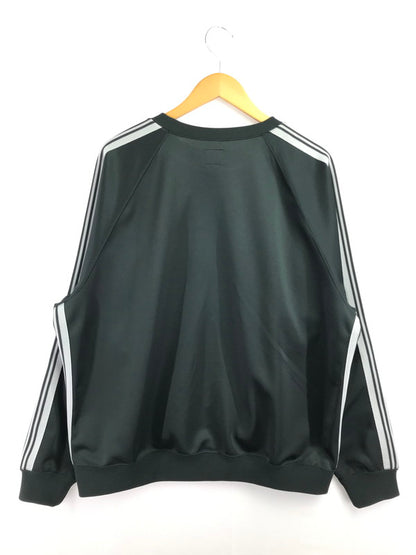 【中古品】【メンズ】 NEEDLES ニードルス TRACK CREW NECK SHIRT POLY SMOOTH SX405 トラック クルーネック シャツ ポリ スムース 140-260718-rt-11-tagh サイズ：XL カラー：ブラック系 万代Net店
