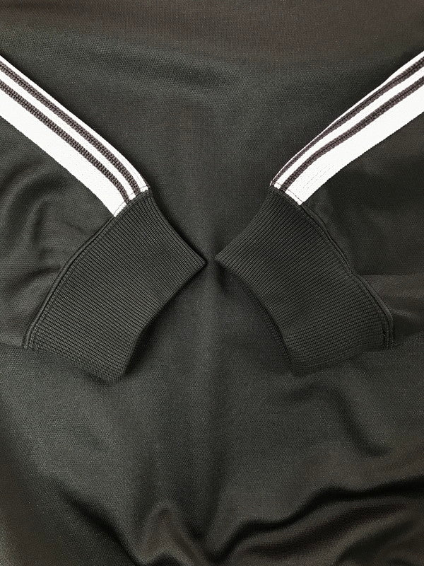 【中古品】【メンズ】 NEEDLES ニードルス TRACK CREW NECK SHIRT POLY SMOOTH SX405 トラック クルーネック シャツ ポリ スムース 140-260718-rt-11-tagh サイズ：XL カラー：ブラック系 万代Net店