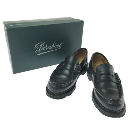 【中古品】【メンズ】 PARABOOT パラブーツ ORSAY GRIFF2 150115 オルセー グリフ2 ローファー 靴 167-260719-rt-05-tagh サイズ：4 カラー：ブラック 万代Net店