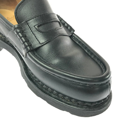 【中古品】【メンズ】 PARABOOT パラブーツ ORSAY GRIFF2 150115 オルセー グリフ2 ローファー 靴 167-260719-rt-05-tagh サイズ：4 カラー：ブラック 万代Net店