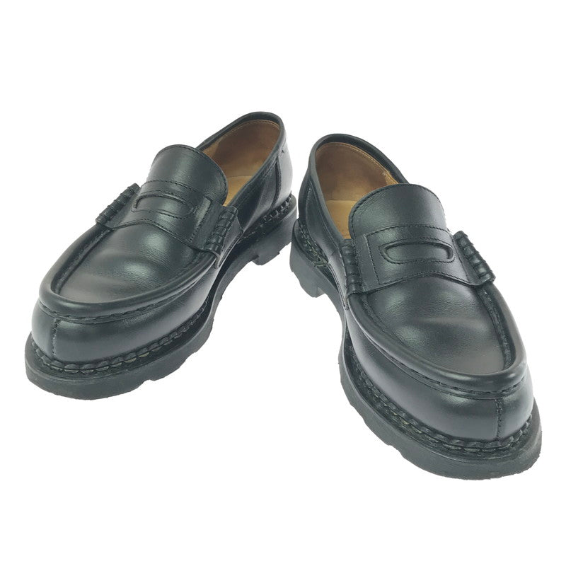 【中古品】【メンズ】 PARABOOT パラブーツ ORSAY GRIFF2 150115 オルセー グリフ2 ローファー 靴 167-260719-rt-05-tagh サイズ：4 カラー：ブラック 万代Net店