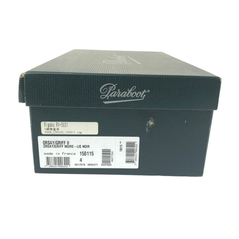 【中古品】【メンズ】 PARABOOT パラブーツ ORSAY GRIFF2 150115 オルセー グリフ2 ローファー 靴 167-260719-rt-05-tagh サイズ：4 カラー：ブラック 万代Net店