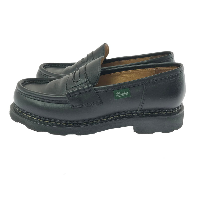 【中古品】【メンズ】 PARABOOT パラブーツ ORSAY GRIFF2 150115 オルセー グリフ2 ローファー 靴 167-260719-rt-05-tagh サイズ：4 カラー：ブラック 万代Net店