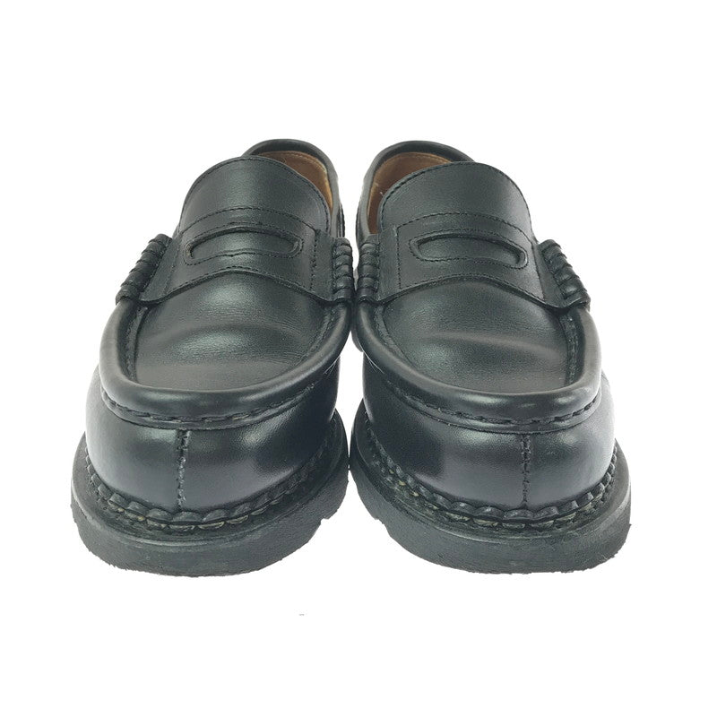 【中古品】【メンズ】 PARABOOT パラブーツ ORSAY GRIFF2 150115 オルセー グリフ2 ローファー 靴 167-260719-rt-05-tagh サイズ：4 カラー：ブラック 万代Net店